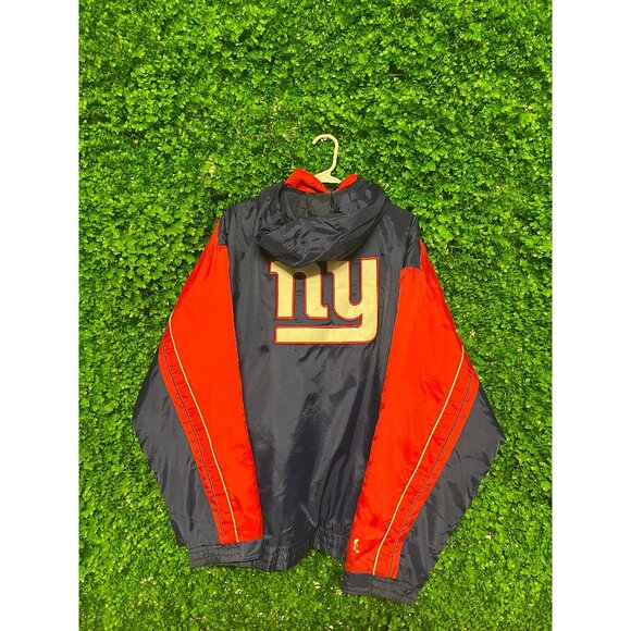 Vintage New York Giants Jacket, Adult Mens XL, NFL Football, Can be Cropped, Mad